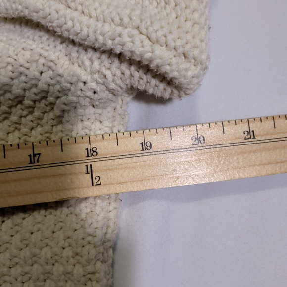 Lauren Ralph Lauren Turtleneck Sweater Womens Size L Cable Waffle Knit Preppy - Picture 7 of 8